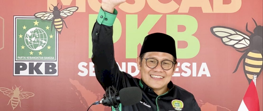 Muhaimin Iskandar saat membuka muscab PKB serentak.