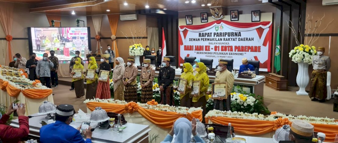 Suasana peringatan Hari Jadi Kota Parepare.