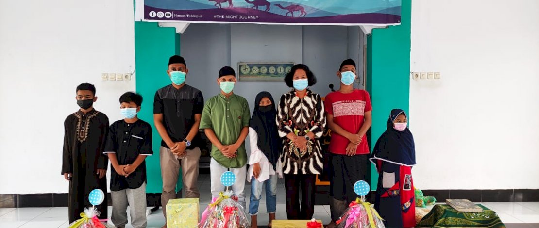 Peringatan Isra Mikraj Nabi Muhammad SAW yang digelar BRSAMPK Toddopuli di Masjid Babul Khaerat Balai Anak Toddopuli.