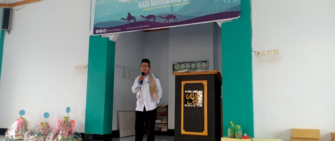 Peringatan Isra Mikraj Nabi Muhammad SAW yang digelar BRSAMPK Toddopuli di Masjid Babul Khaerat Balai Anak Toddopuli.