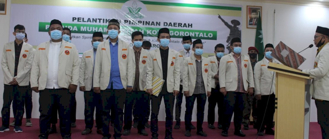 Pelantikan pengurus PD Pemuda Muhammadiyah Kota Gorontalo.