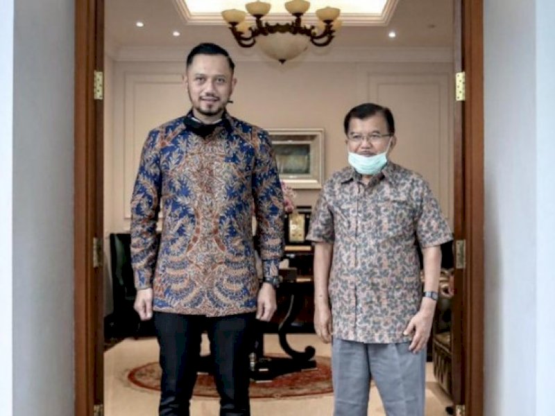 Ditemui AHY, JK Sebut Jokowi Tak Mungkin Bela Moeldoko