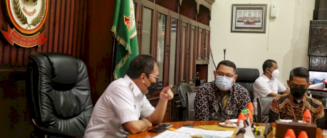 Kunjungan Pegadaian Makassar ke Balaikota Makassar.