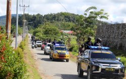 Jelang Putusan PHPU di MK, Brimob Sulsel Ikut Amankan Wilayah Kabupaten Yalimo Papua