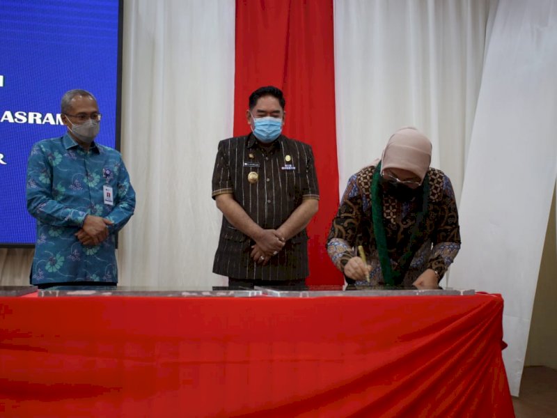 Abdul Hayat Dampingi Menteri Ketenagakerjaan Buka Pelatihan Berbasis Kompetensi