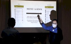 Komisioner KPU RI Viryan Azis Supervisi KPU Kota Makassar