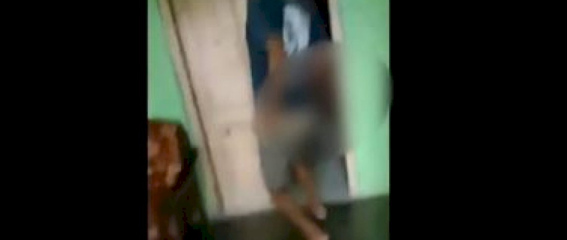 Detik-detik selingkuhan Bu Kades ditangkap warga saat hendak kabur.