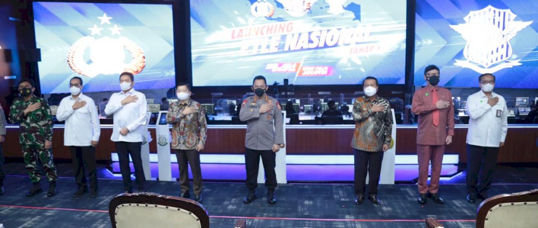 Kapolri Launching Tilang Elektronik Nasional, Termasuk Polda Sulsel