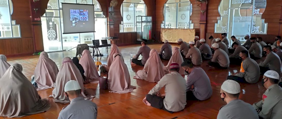 Peringati Isra Mi'raj di Tengah Pandemi , Batalyon C Pelopor  Gelar Secara Daring