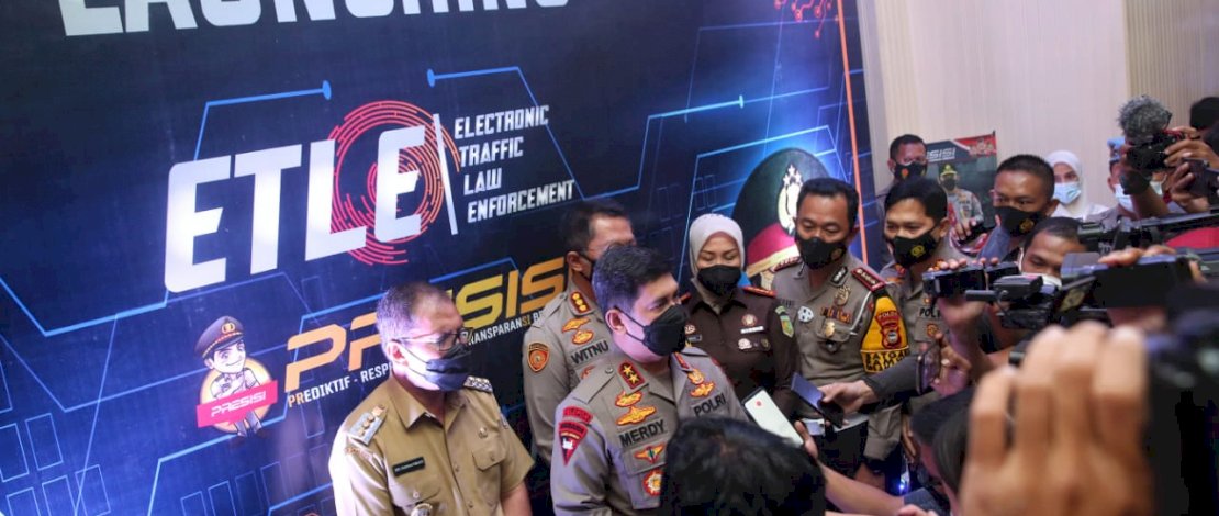 Wali Kota Makassar Hadiri Peresmian Tilang Elektronik, Berikut 16 Titik CCTV Pantauan Polrestabes Makassar 