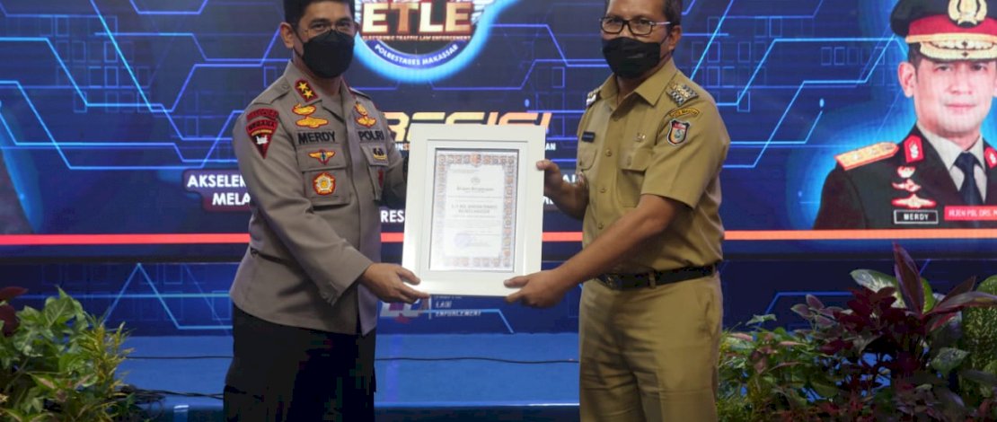 Wali Kota Makassar Hadiri Peresmian Tilang Elektronik, Berikut 16 Titik CCTV Pantauan Polrestabes Makassar 