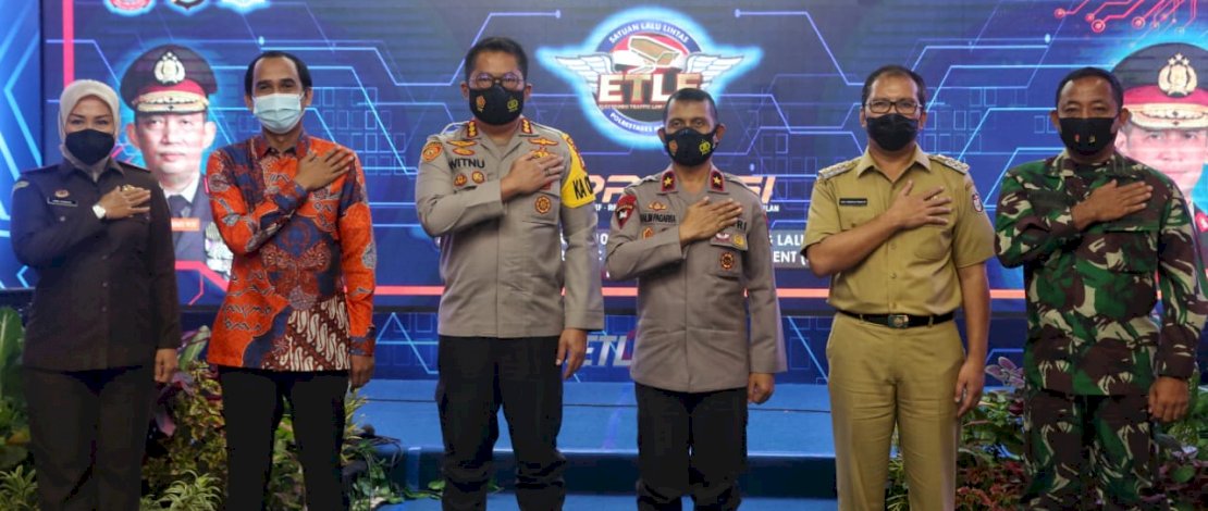 Wali Kota Makassar Hadiri Peresmian Tilang Elektronik, Berikut 16 Titik CCTV Pantauan Polrestabes Makassar 