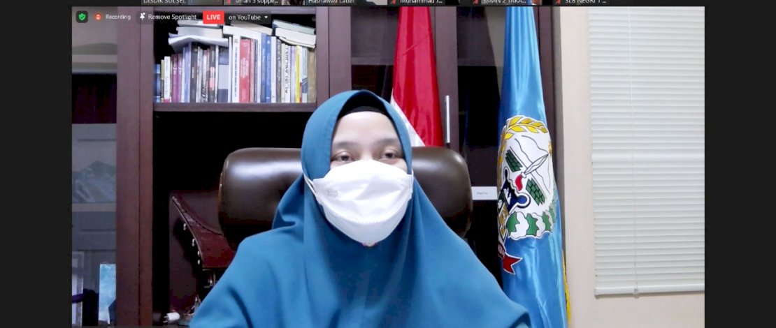 Wakil Ketua PKK Sulsel, membuka sosialisasi PAAR.