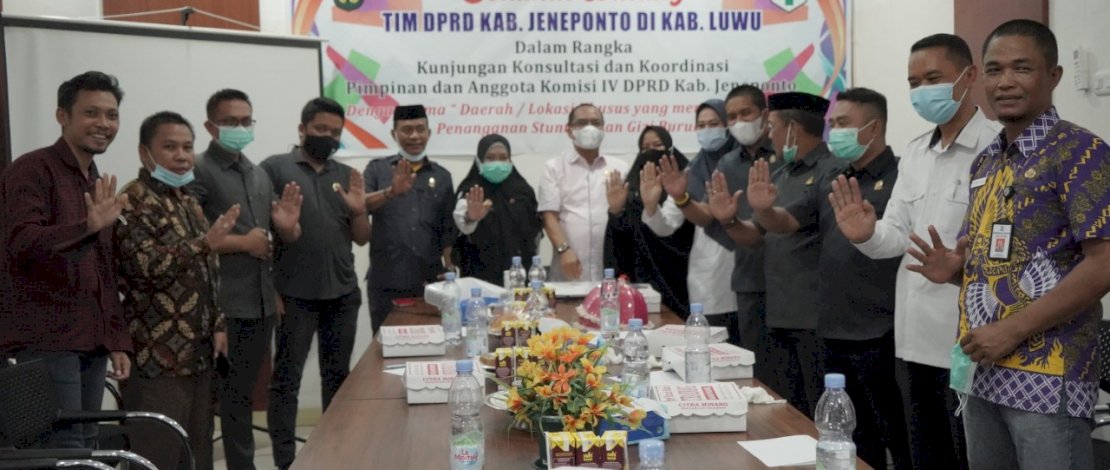 DPRD Jeneponto Konsultasi Penanganan Stunting di Kabupaten Luwu