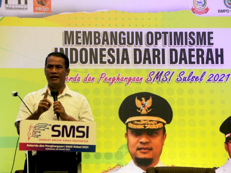 Dihadapan Para Media Siber Indonesia, Amran Sulaiman Bicara Soal Optimisme Membangun Negeri 