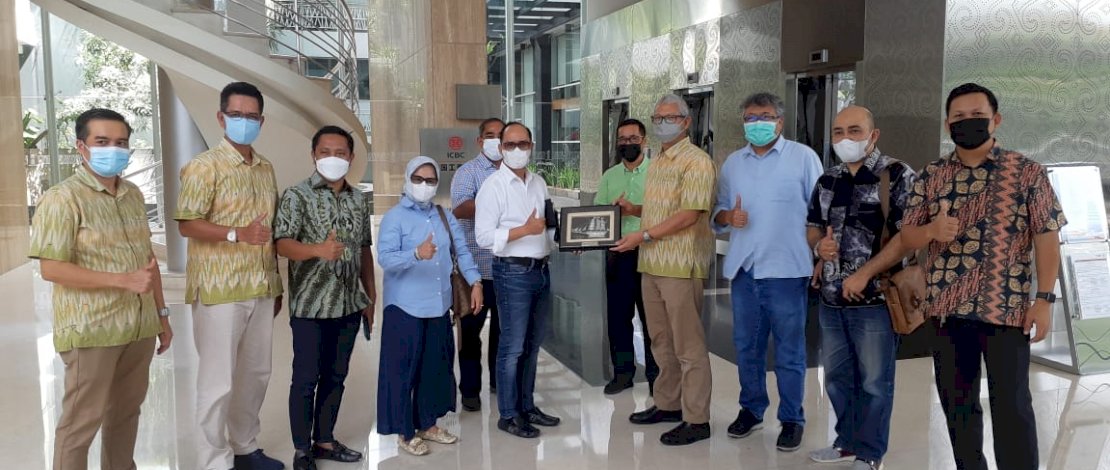 Silaturahmi Kalla Group dengan Apindo Sulsel.