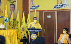 Hadiri Konsolidasi Partai Golkar Pinrang, Ini Pesan Taufan Pawe 