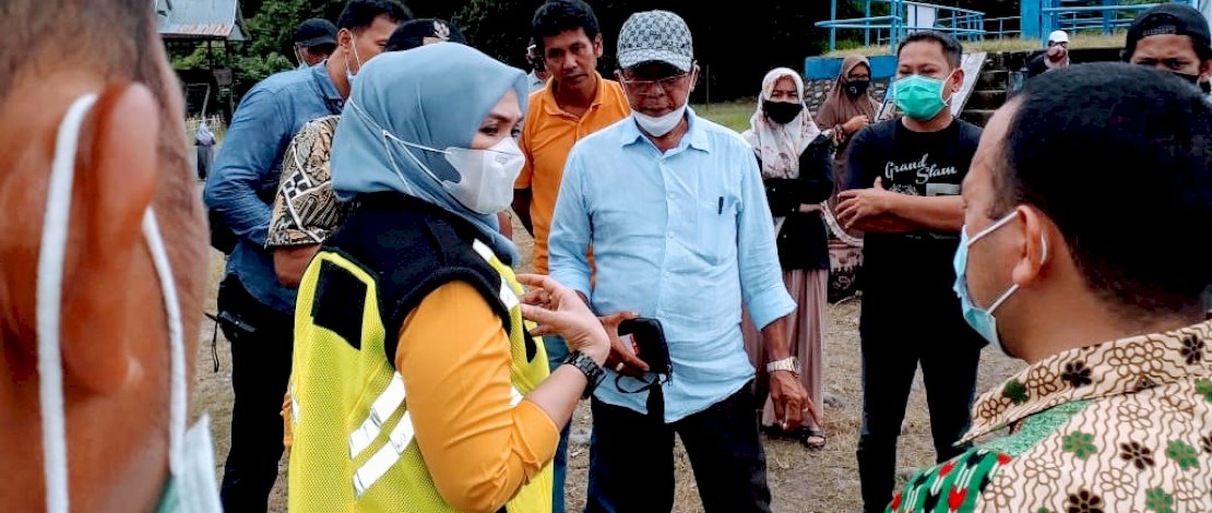 Andi Ina Kartika saat berkunjung ke Lanrae.