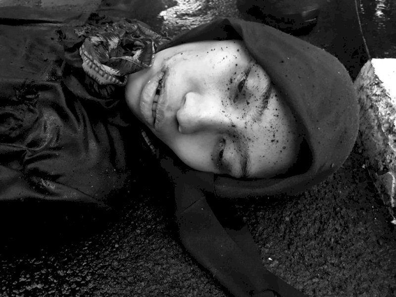 Penampakan Perempuan Tewas Ditembak karena Serang Mabes Polri