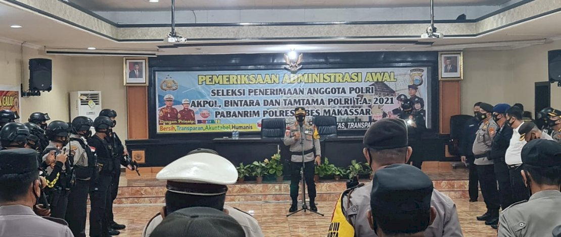 Apel pam Jumat Agung dan paskah dipimpin Karo Ops Polda Sulsel, Kombes Pol Adeni Muhan Daeng Pabali.