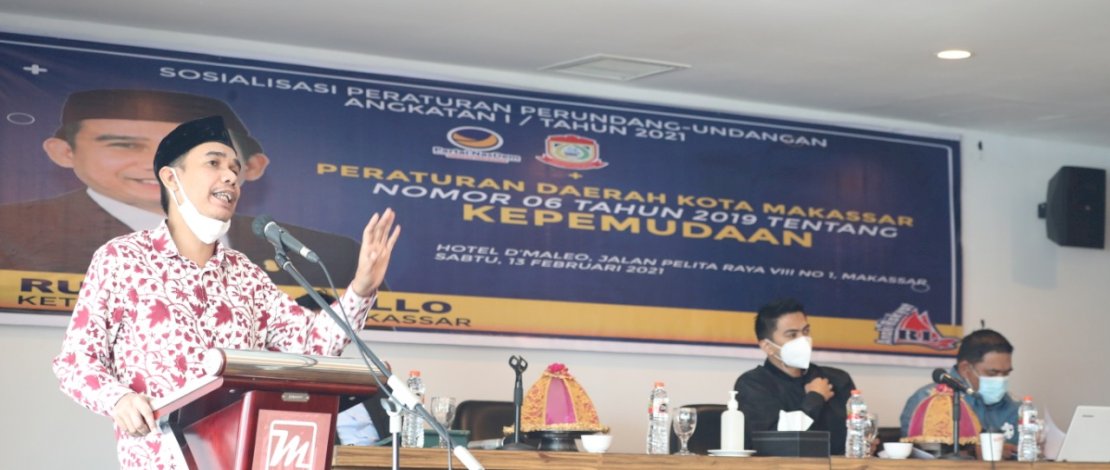 Ketua DPRD Makassar Bicara Peran Penting Pemuda