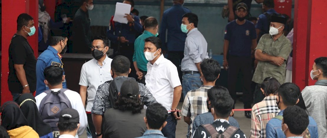 Komisi D DPRD Makassar Tinjau Penerimaan Tenaga Kontrak Damkar