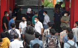 Komisi D DPRD Makassar Tinjau Penerimaan Tenaga Kontrak Damkar