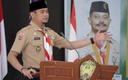 Adnan Motivasi Ratusan Anggota Pramuka Terkait Kepemudaan 