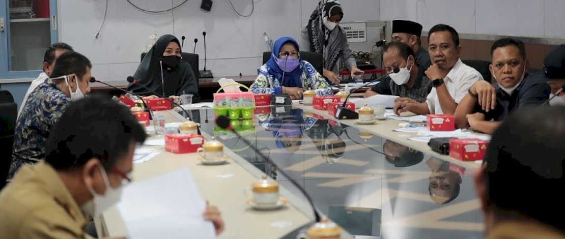 Monev DPRD Kota Makassar dengan mitra OPD.