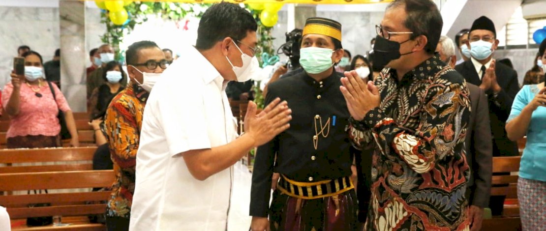 Wali Kota Danny Hadiri Perayaan Paskah Jemaat RAMA, Serukan Kerukunan Umat Beragama