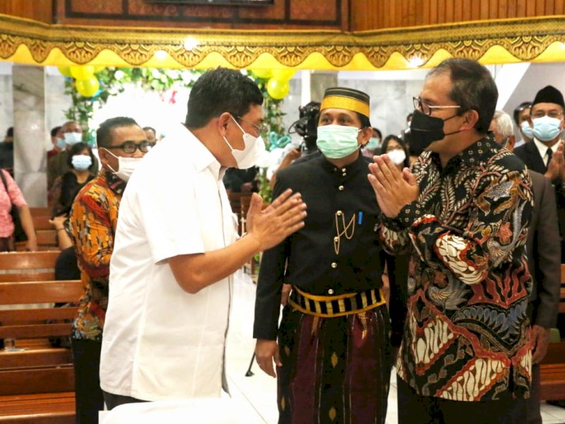Wali Kota Danny Hadiri Perayaan Paskah Jemaat RAMA, Serukan Kerukunan Umat Beragama