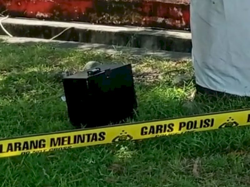Kotak Mencurigakan di Halaman Kantor Bupati Pinrang Sudah Dibongkar Gegana, Ini Isinya
