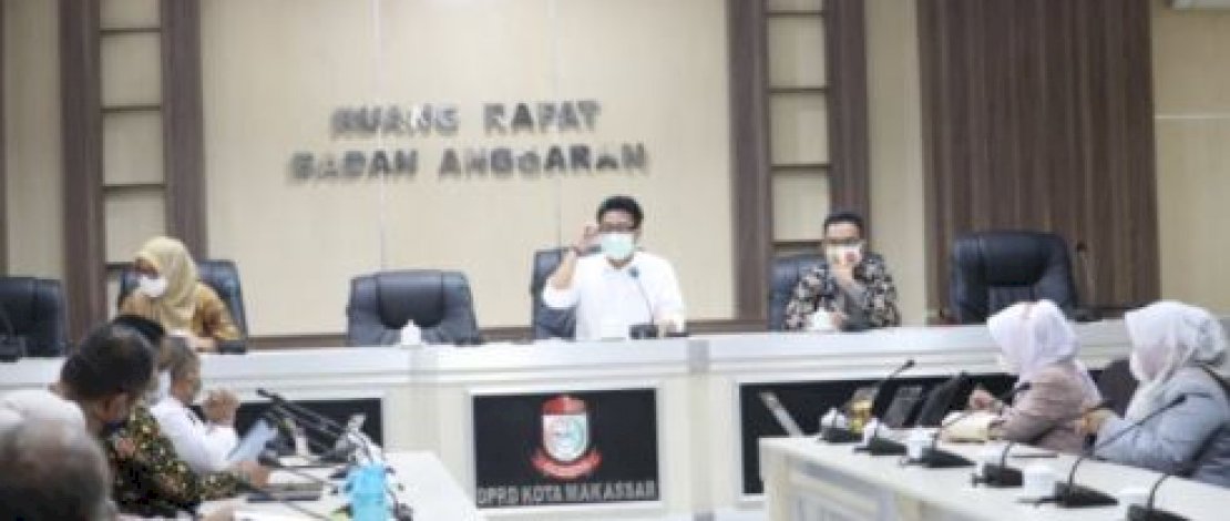 Suasana pertemuan di Komisi B DPRD Kota Makassar.