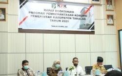 Tim Korsupgah KPK lakukan audiensi dan Koordinasi di Takalar   