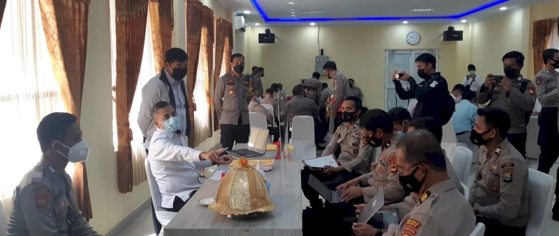 Kunjungan Tim Wasrik Itwasum Mabes Polri.