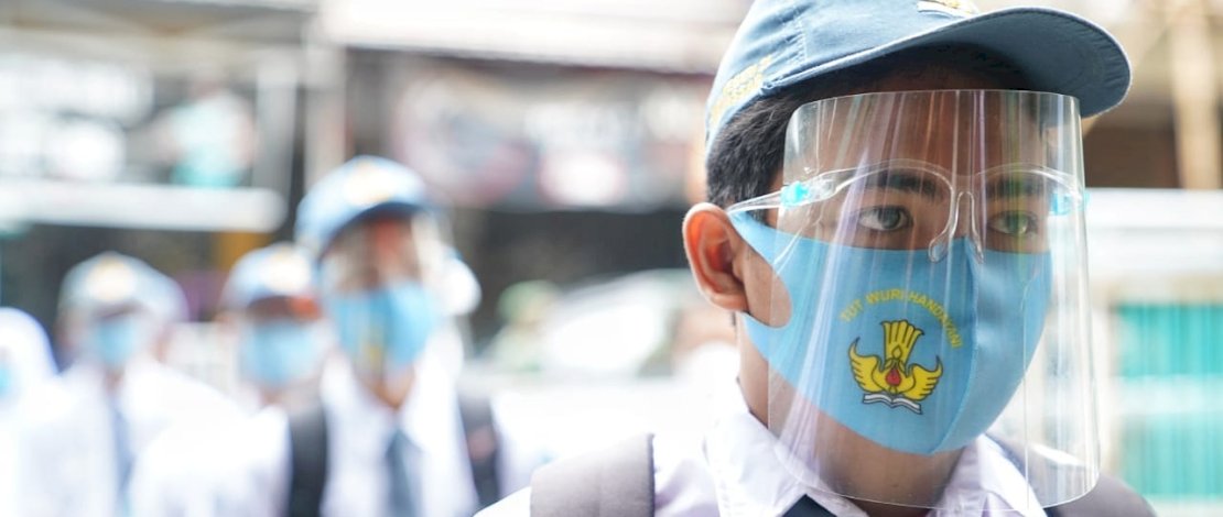 Launching Pembelajaran Tatap Muka Terbatas, Plt Gubernur Sulsel Tinjau dan Bincang Bersama Siswa di SMAN 21 Makassar