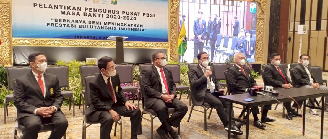 Suasana pelantikan Dewan Pengawas PP-PBSI.