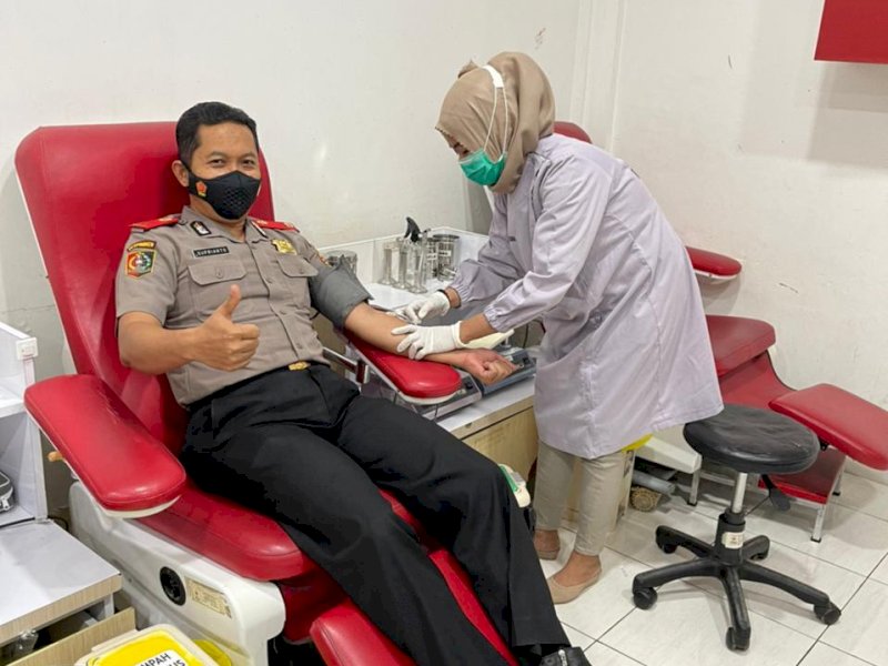 Peduli Kemanusiaan, Serdik Sespimmen Dikreg 61-2021 Donor Darah di PMI