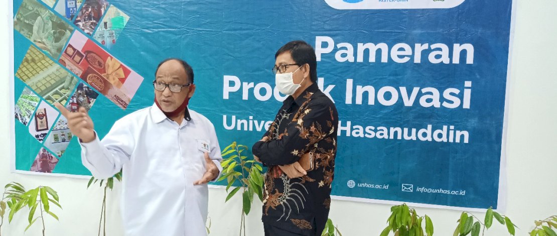 Suasana  peresmian Science Techno Park (STP) Universitas Hasanuddin, Jumat (9/4/2021), di Gedung Center of Microfinance Kampus Tamalanrea Unhas, Makassar.