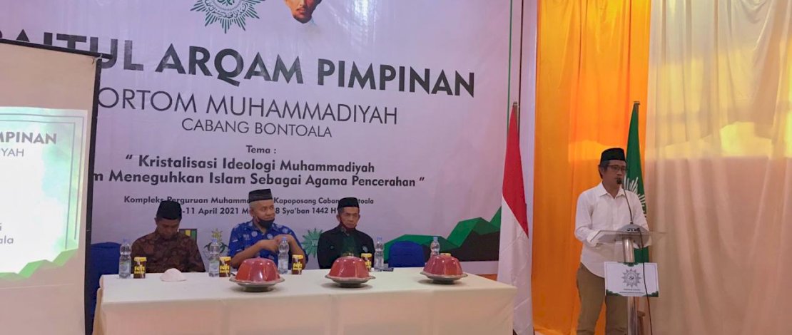 Suasana pembukaan Baitul Arqam Pimpinan, Sabtu (10/4/2021).