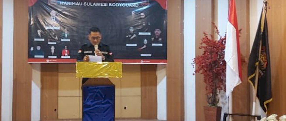 Puang Tindiz saat memberikan sambutan.