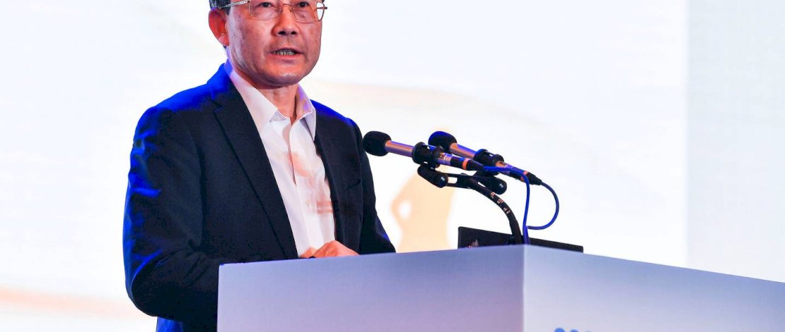 Gao Fu, direktur Pusat Pengendalian Penyakit China, berbicara pada konferensi pers di Chengdu, provinsi Sichuan, China barat daya. (Foto / AP)