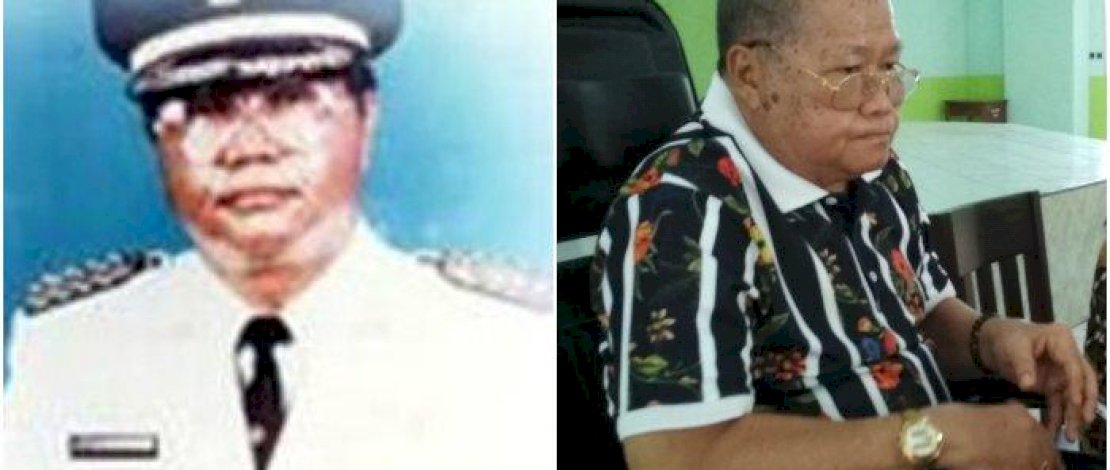 Moh Ramdhan Pomanto bersama jajaran Pemkot Makassar, berdoa di sisi jenazah almarhum Malik B Masry di Siloam. Foto lain, Malik B Masry semasa hidup.