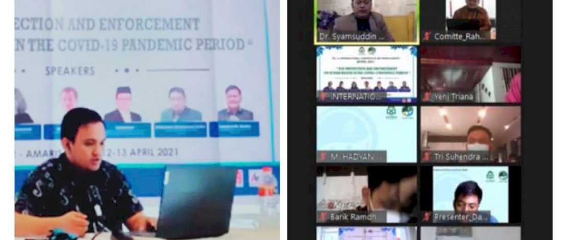 Syamsuddin Radjab Jadi Pembicara Konferensi Internasional Perlindungan dan Penegakan HAM di Tengah Pandemik
