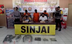 Kecanduan Narkoba, Tiga Pemuda di Sinjai Nekat Curi Tujuh Sepeda Motor