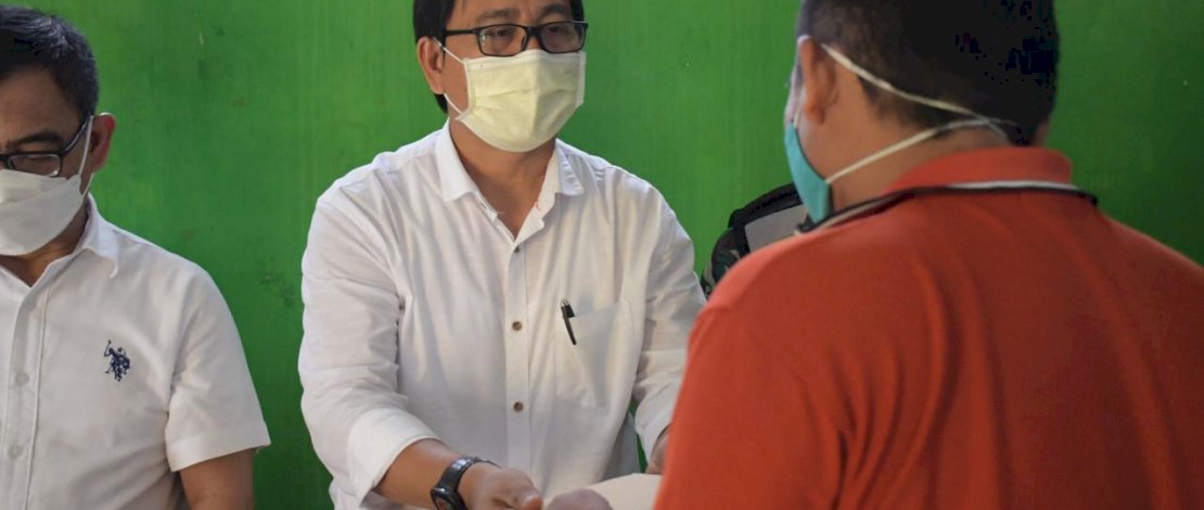 Korban Bencana Angin Puting Beliung di Mappedeceng Terima Bantuan Rp46,2 Juta