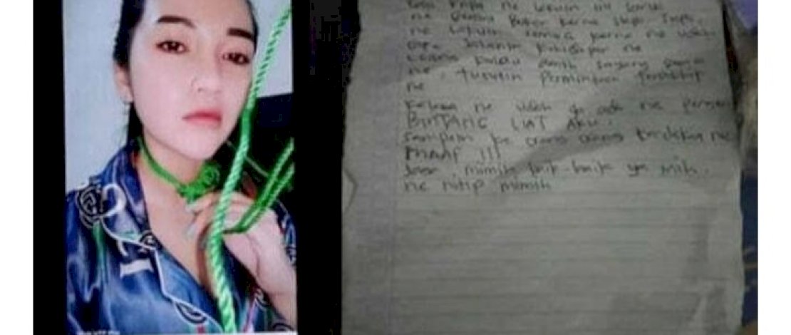 Sebelum Tewas Gantung Diri, Janda Cantik Ini Foto Selfie dengan Tali Jemuran, Juga Tinggalkan Surat