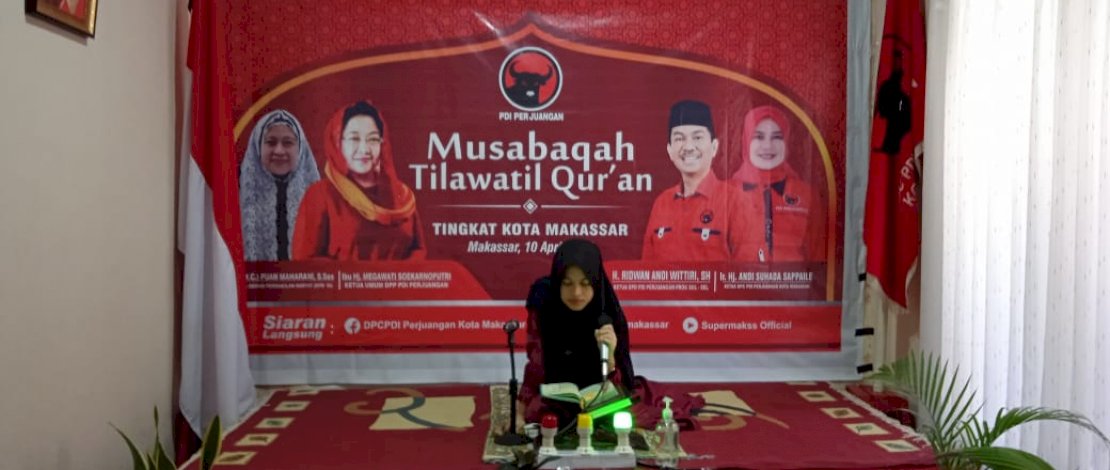 Finalis Qori' dan Qoriah' MTQ PDI Perjuangan Tingkat Kab/Kota Dapat Disaksikan Melalui YouTube Setiap Hari