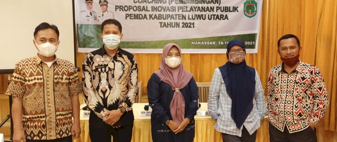 Coaching Proposal Inovasi Secara Mandiri, Luwu Utara Disebut Gudangnya Inovasi