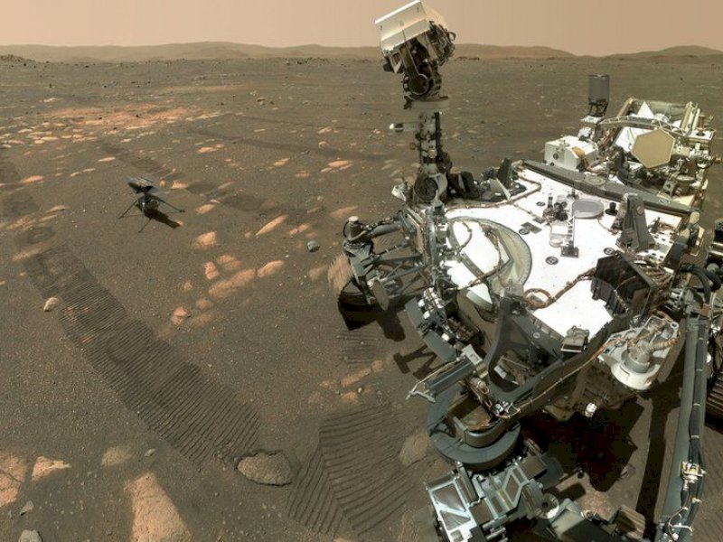 NASA Berhasil Menerbangkan Helikopter di Mars